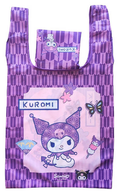 Sanrio Kuromi Foldable Shopping Bag Japanese ver