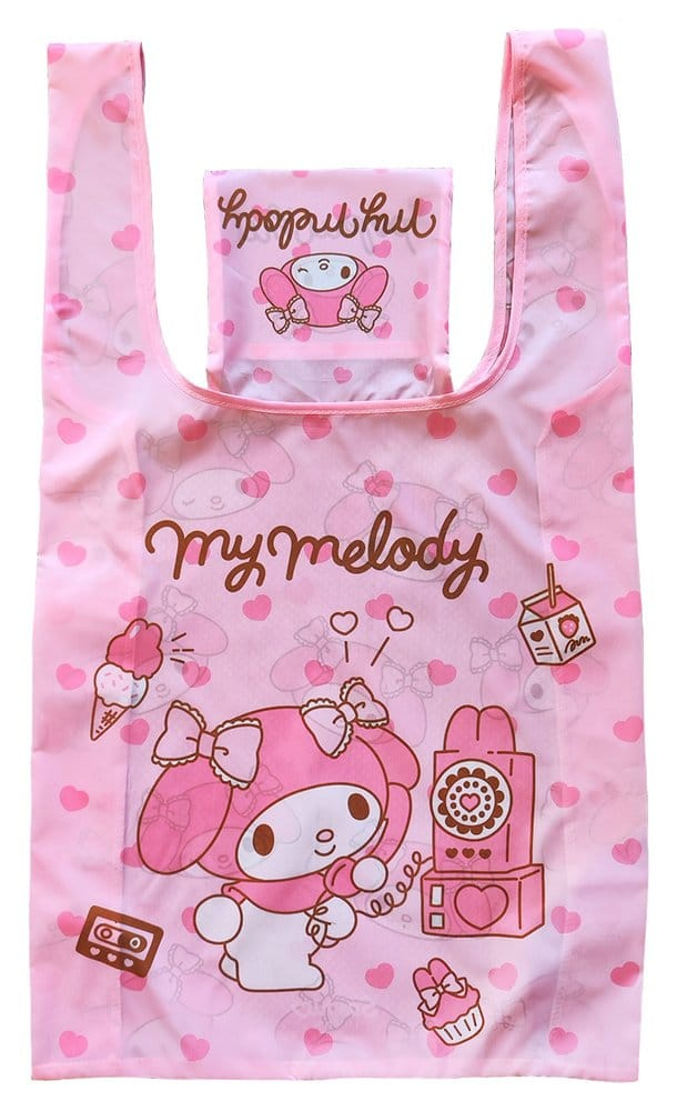Sanrio My Melody Foldable Shopping Bag Kawaii ver