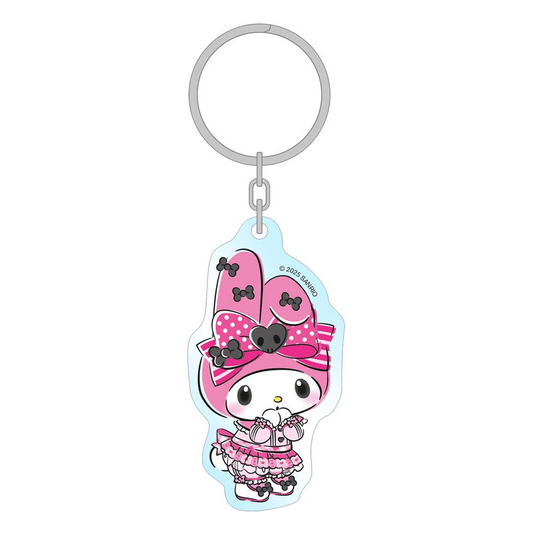 Sanrio Acrylic Keychain My Melody Pink Black Party Series