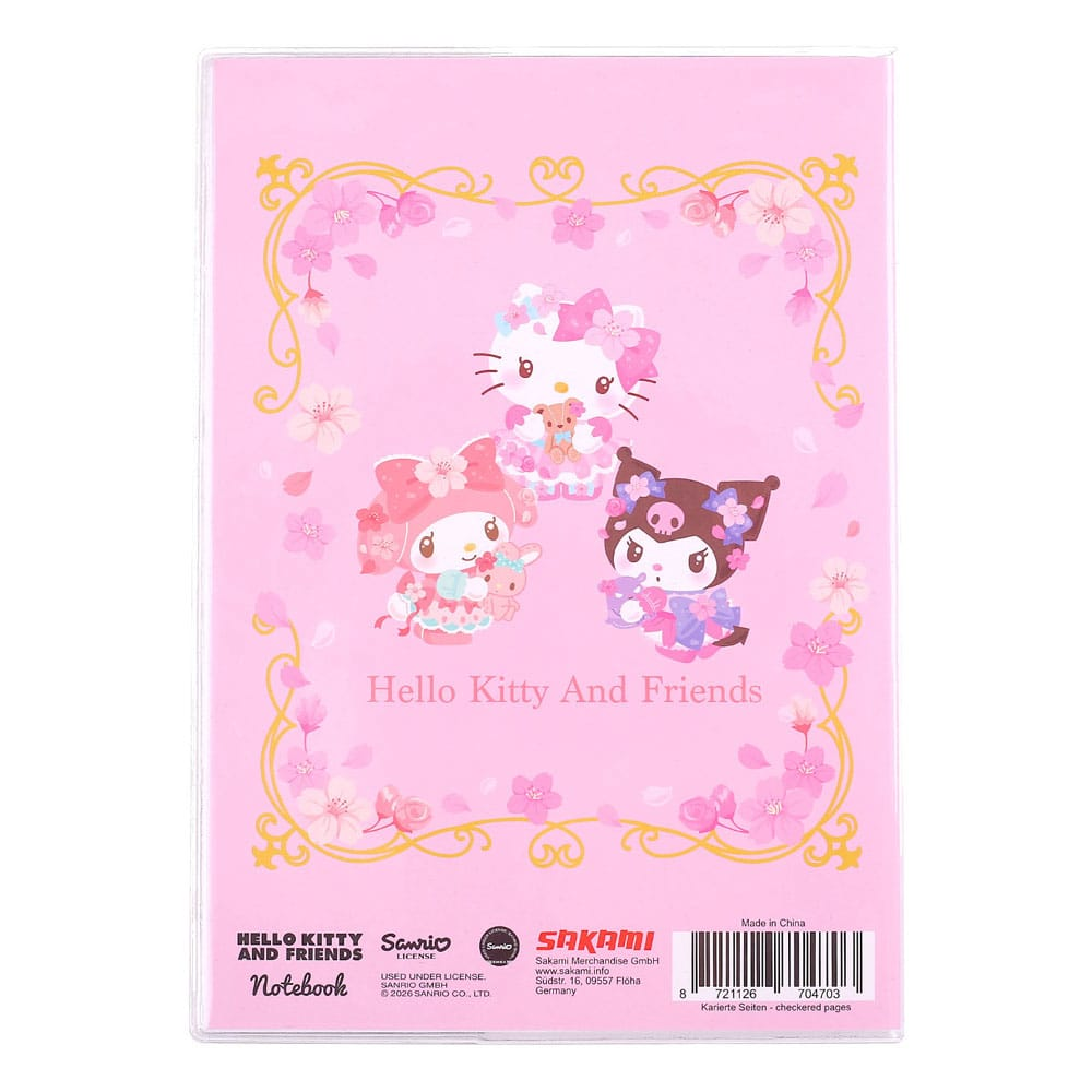Sanrio Softcover Notebook Hello Kitty & Friends Sakura Series