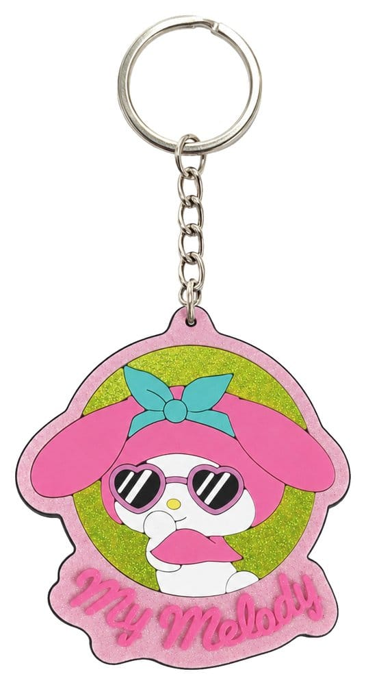 Sanrio Rubber Keychain My Melody Stickers Style Ver