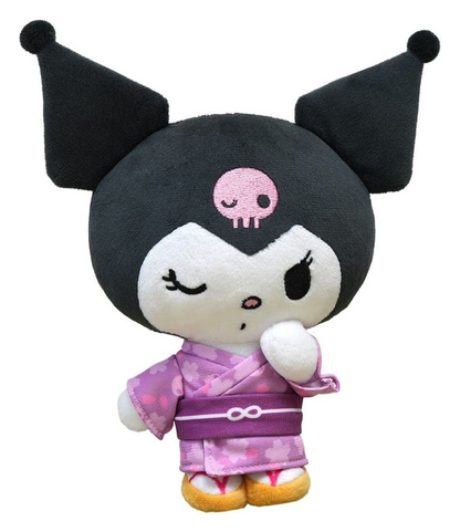 Sanrio Self Standing Plush Kuromi Kimono ver
