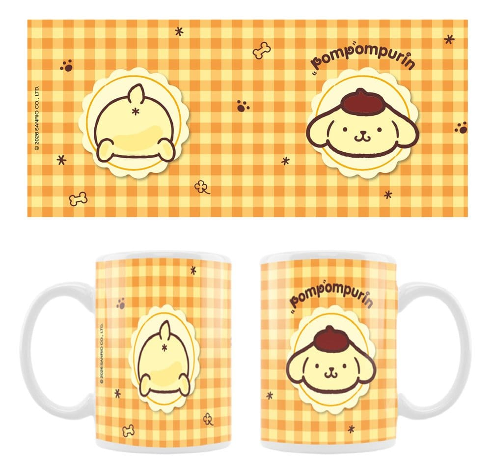 Sanrio Mug Pompompurin Squishy Cute Purin Ver. 1