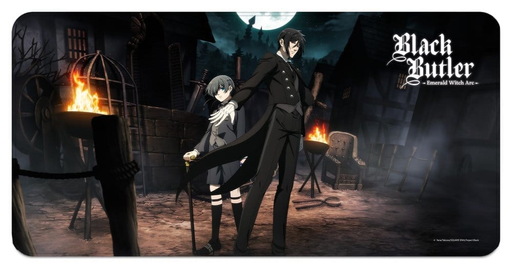 Black Butler: Emerald Witch Arc XXL Mousepad Sebastian & Ciel