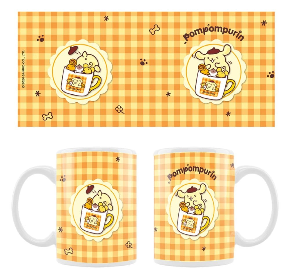 Sanrio Mug Pompompurin Squishy Cute Purin Ver. 3