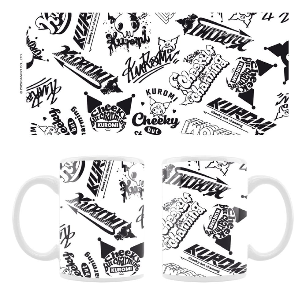 Sanrio Mug Kuromi Street Logos Ver