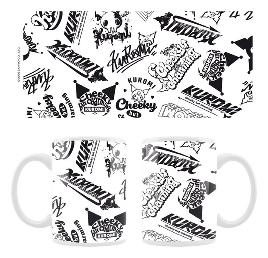 Sanrio Mug Kuromi Street Logos Ver