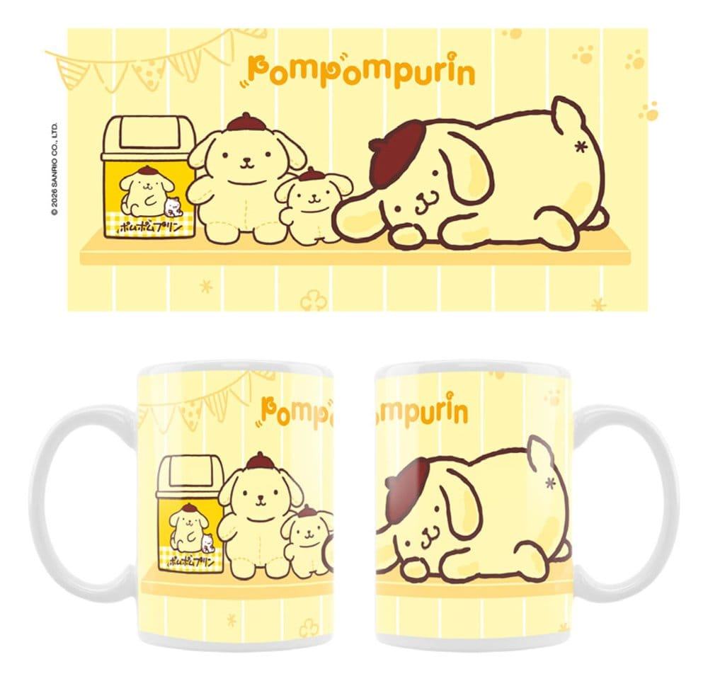 Sanrio Mug Pompompurin Squishy Cute Purin Ver. 2