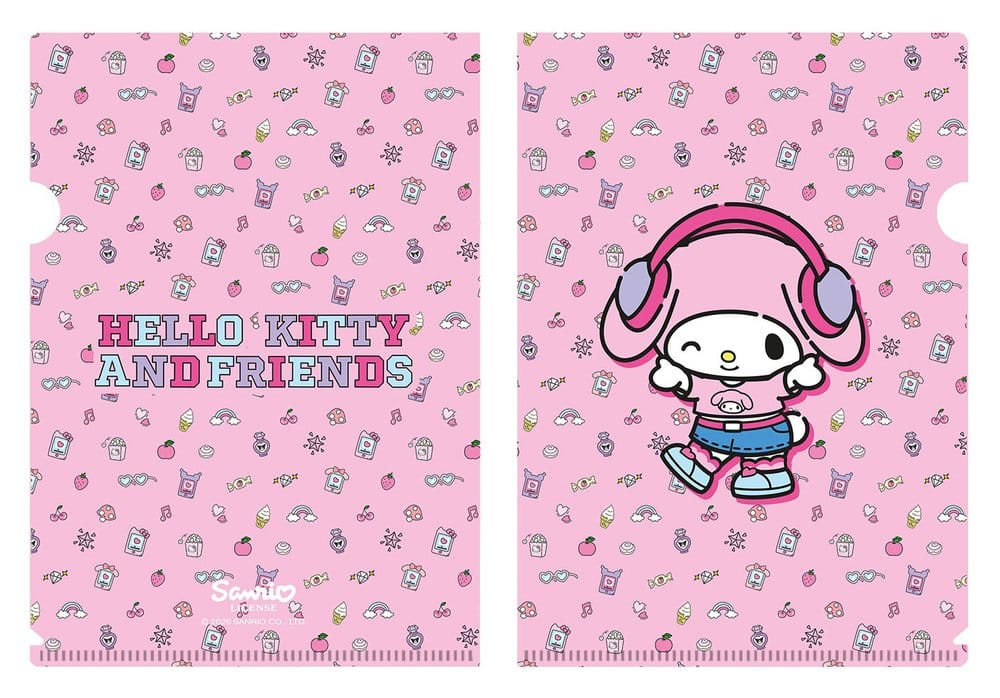 Sanrio Clearfile My Melody Motive POP Ver