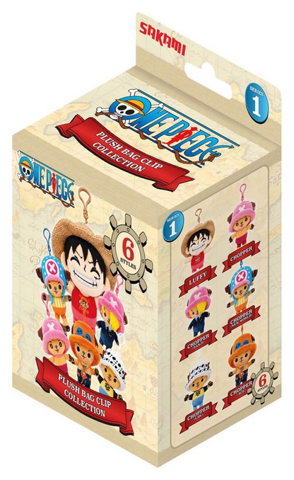 One Piece Keychain Plush Blind Box Vol. 01 - (COMPLETE BOX)