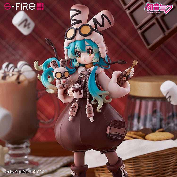 Character Vocal Series 01: Hatsune Miku Statue Hatsune Miku Marshmallow Hot Cocoa