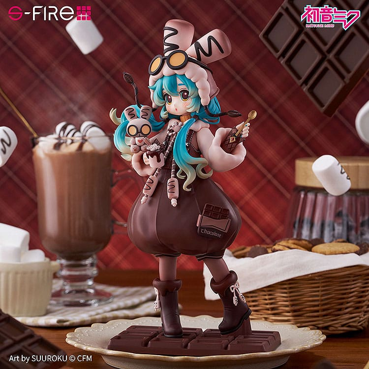 Character Vocal Series 01: Hatsune Miku Statue Hatsune Miku Marshmallow Hot Cocoa