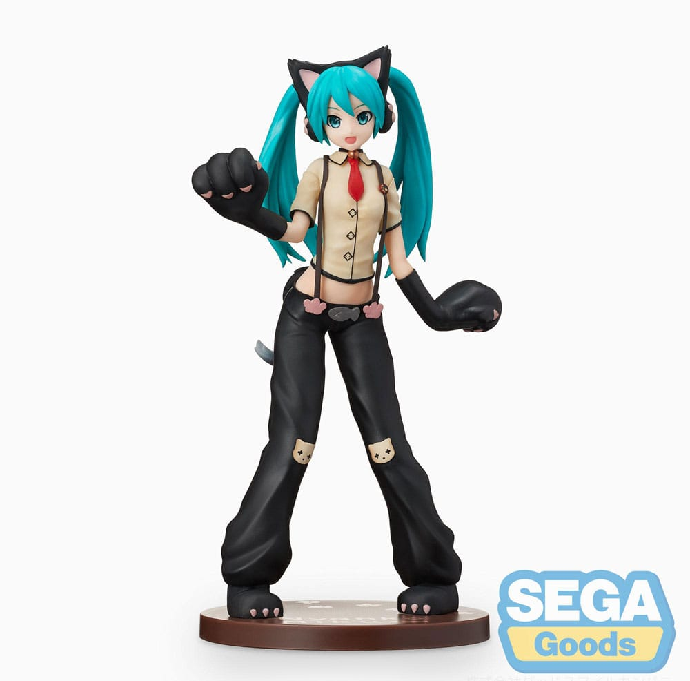 Hatsune Miku Project DIVA Arcade Future Tone - Hatsune Miku Kitty Cat SPM Figure