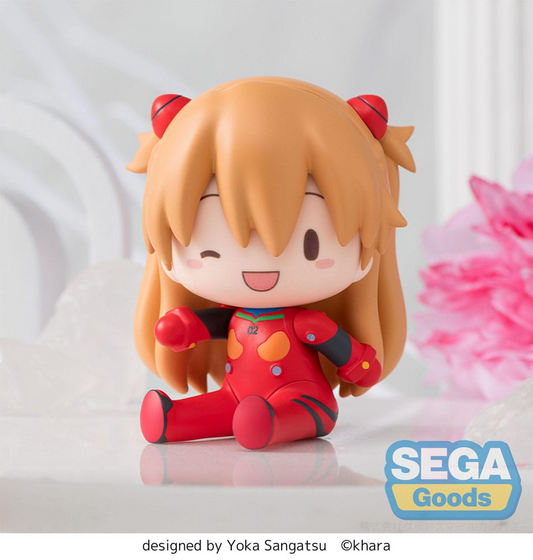 Evangelion: New Theatrical Edition Fuwa Petit Chibi Figure Asuka Langley Plug Suit