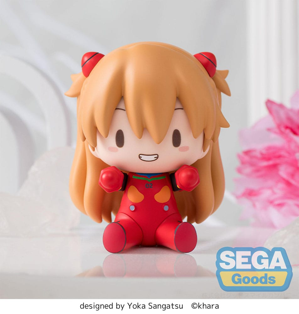 Evangelion: New Theatrical Edition Fuwa Petit Chibi Figure Asuka Langley Plug Suit