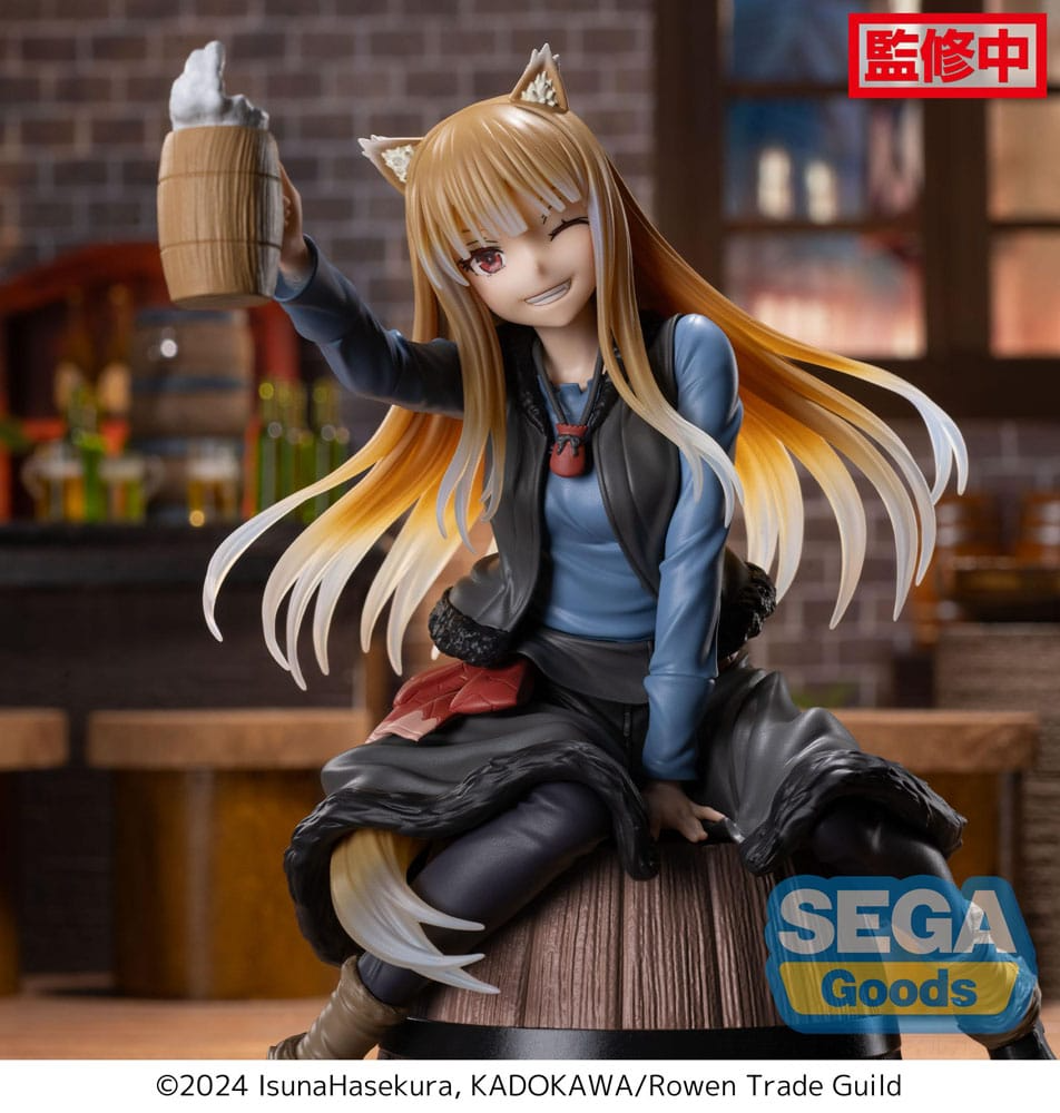 Spice and Wolf Merchant meets the Wise Wolf Holo Luminasta Figure