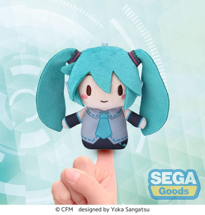 Vocaloid Fuwa Petit Plush Finger Puppet Hatsune Miku