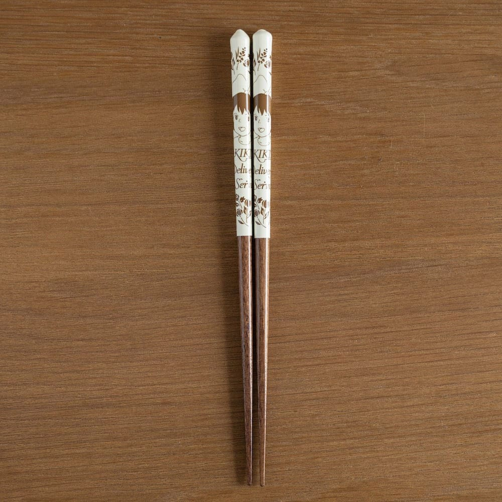 Studio Ghibli lacquered Chopsticks sketches Kiki Delivery's Service Yellow