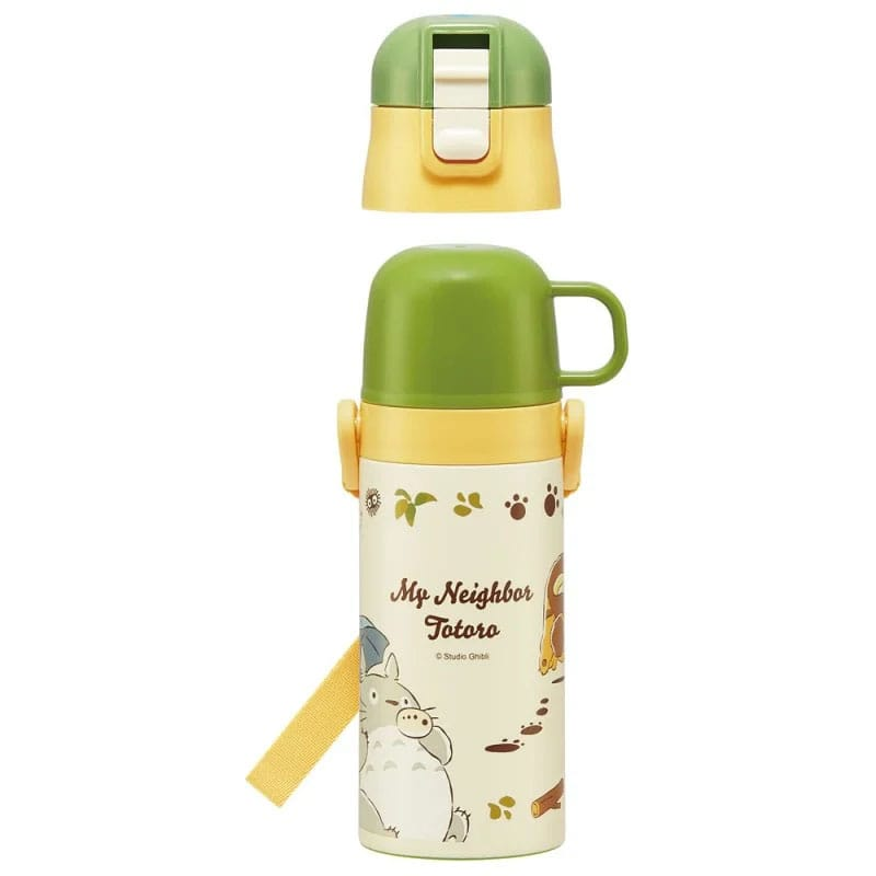 My Neighbor Totoro Water Bottle double opening Totoro & Catbus