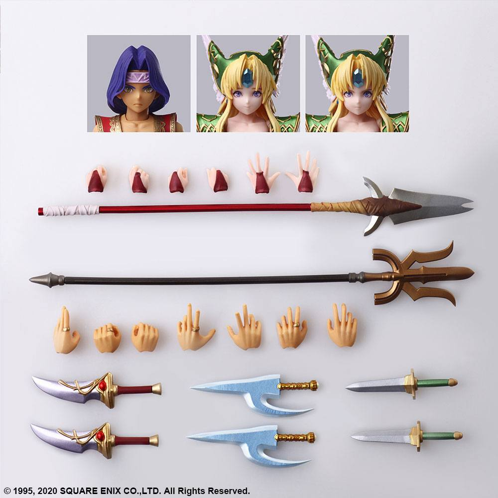 Trials of Mana Bring Arts Hawkeye & Riesz