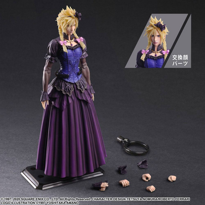 Final Fantasy VII Remake Play Arts Kai Action Figure Cloud Strife Dress Ver