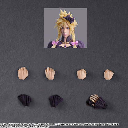 Final Fantasy VII Remake Play Arts Kai Action Figure Cloud Strife Dress Ver