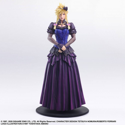 Final Fantasy VII Remake Static Arts Gallery Statue Cloud Strife Dress Ver