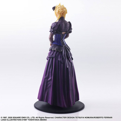 Final Fantasy VII Remake Static Arts Gallery Statue Cloud Strife Dress Ver