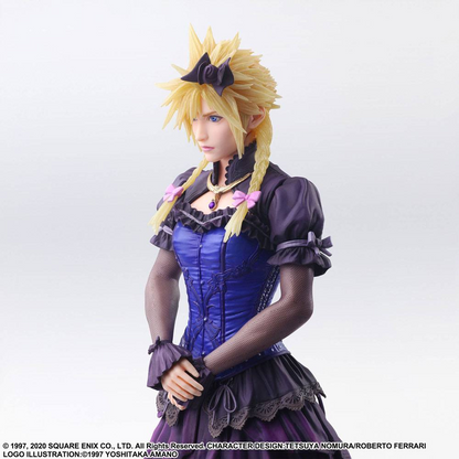 Final Fantasy VII Remake Static Arts Gallery Statue Cloud Strife Dress Ver