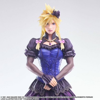 Final Fantasy VII Remake Static Arts Gallery Statue Cloud Strife Dress Ver