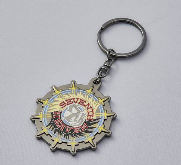 Final Fantasy VII Rebirth Metal Keychain Seventh Heaven