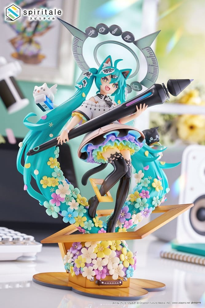Hatsune Miku x Naoki Saito 1/7 Scale Statue My Figure Making! The Painter Ver