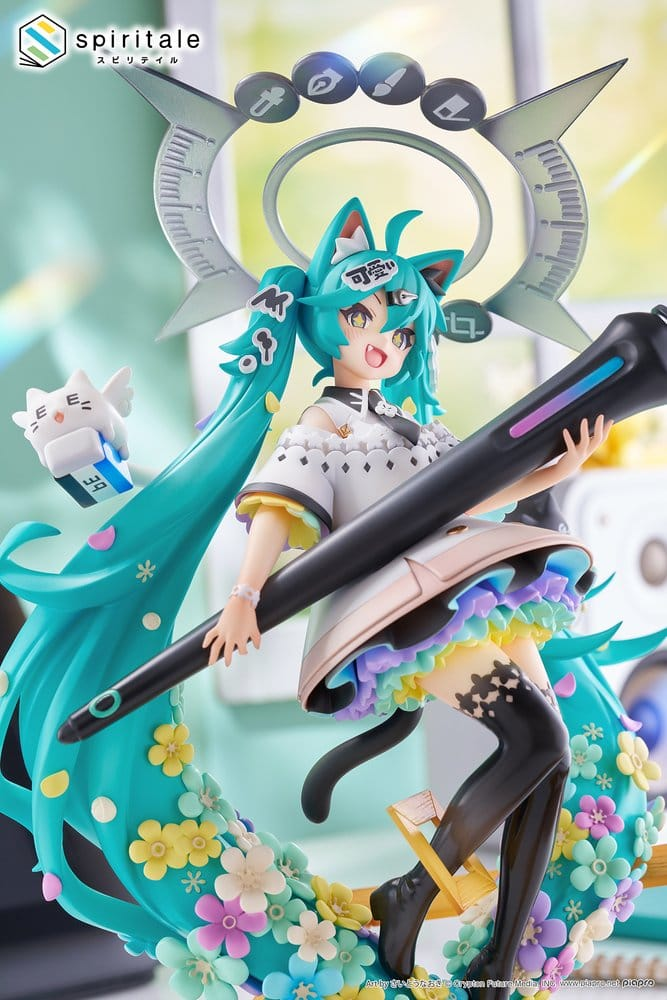 Hatsune Miku x Naoki Saito 1/7 Scale Statue My Figure Making! The Painter Ver