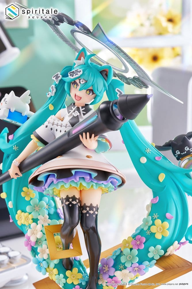 Hatsune Miku x Naoki Saito 1/7 Scale Statue My Figure Making! The Painter Ver