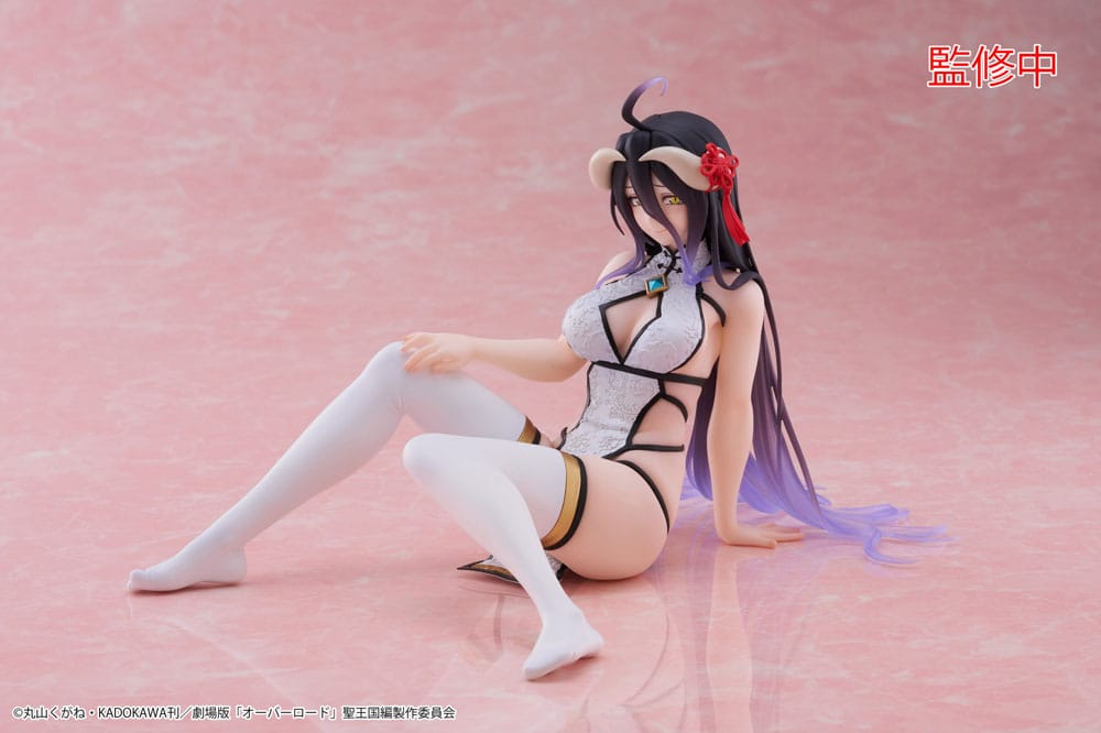 Overlord Albedo Chinese Dress Desktop Cute Figure