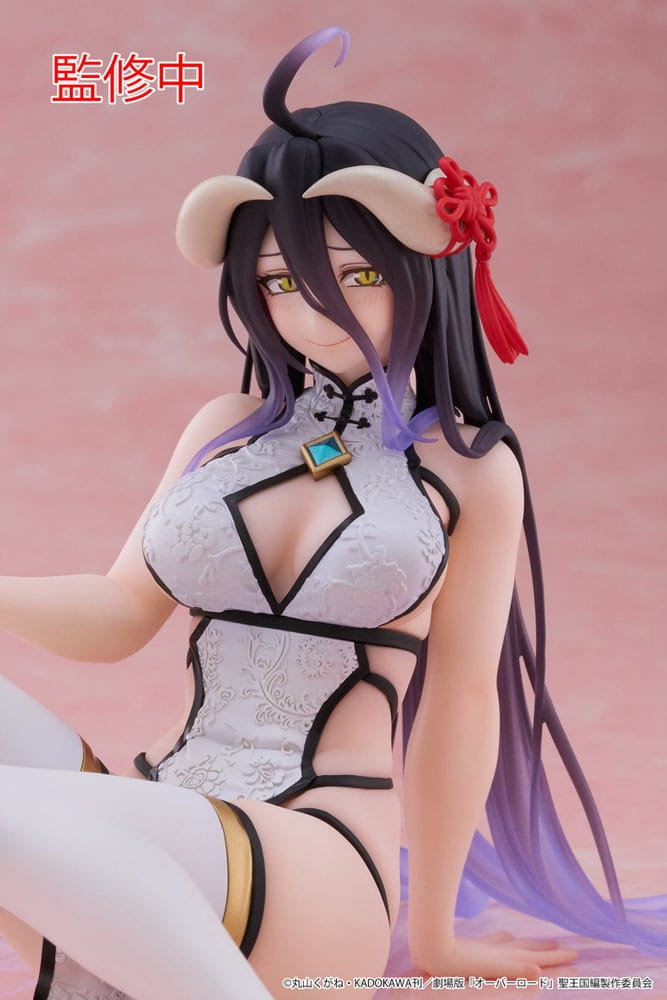 Overlord Albedo Chinese Dress Desktop Cute Figure