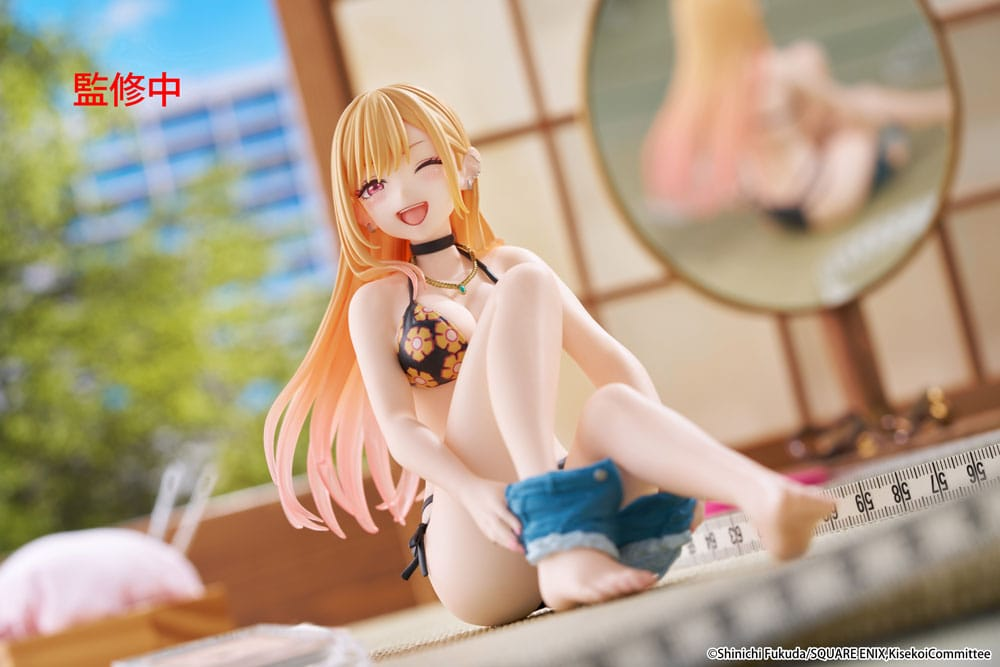 My Dress-Up Darling Desktop Cute Marin Kitagawa Measured Swimsuit Ver