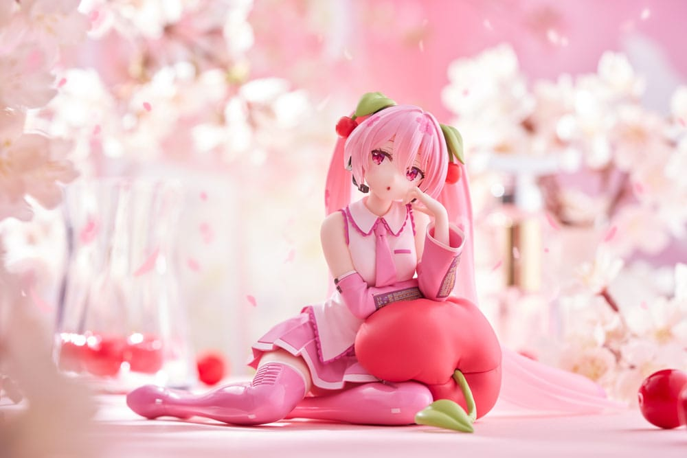 Hatsune Miku Desktop Cute Sakura Miku Cherry Cushion Ver