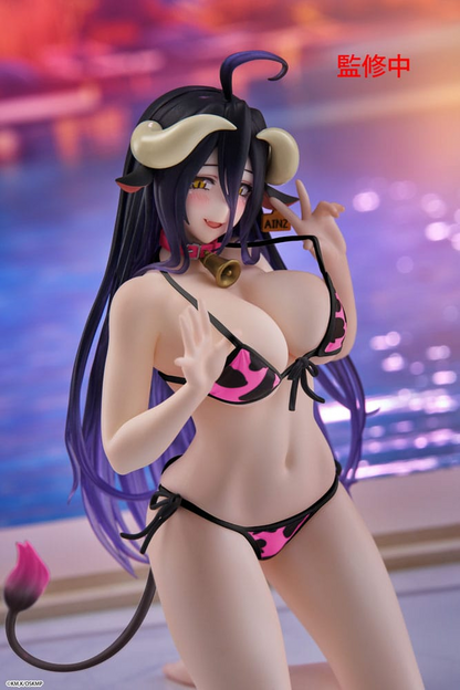 Overlord Desktop Cute Albedo Cow-Print Swimsuit Renewal Ver