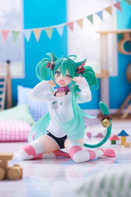 Hatsune Miku Desktop Cute Hatsune Miku Cat Ear T-Shirt Ver