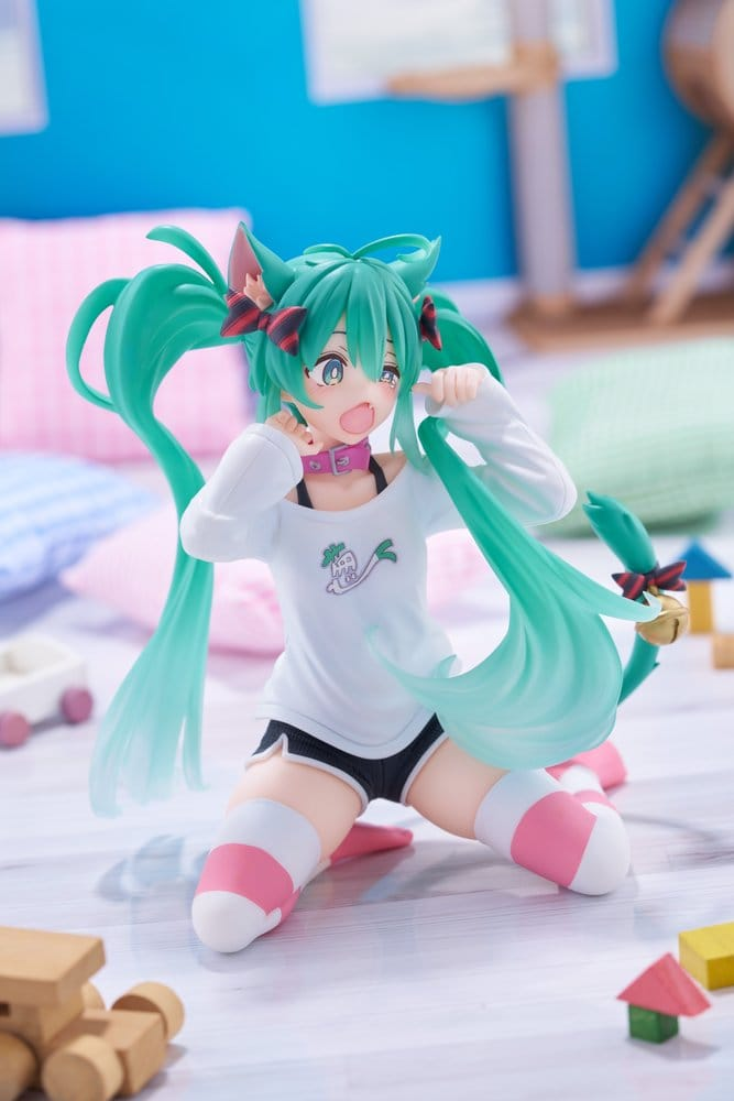 Hatsune Miku Desktop Cute Hatsune Miku Cat Ear T-Shirt Ver