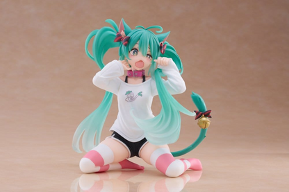 Hatsune Miku Desktop Cute Hatsune Miku Cat Ear T-Shirt Ver