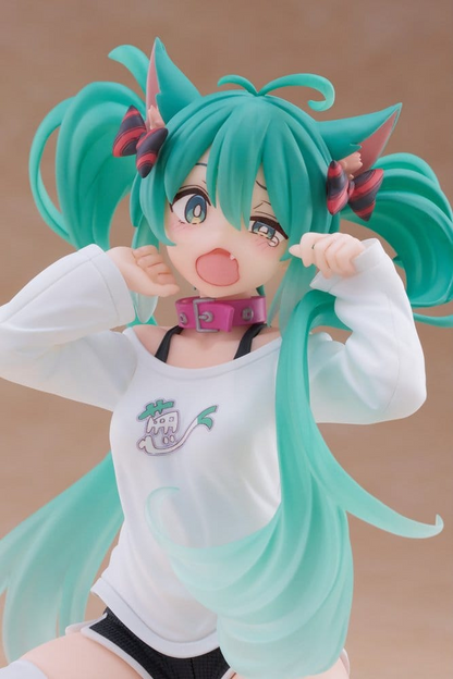 Hatsune Miku Desktop Cute Hatsune Miku Cat Ear T-Shirt Ver