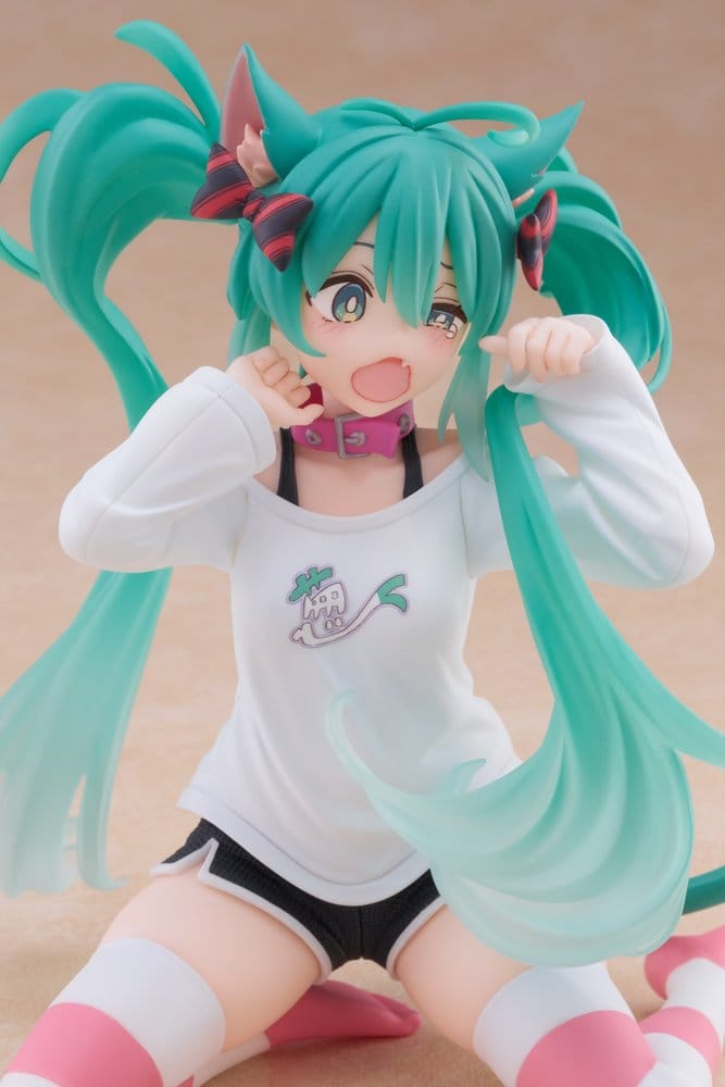 Hatsune Miku Desktop Cute Hatsune Miku Cat Ear T-Shirt Ver