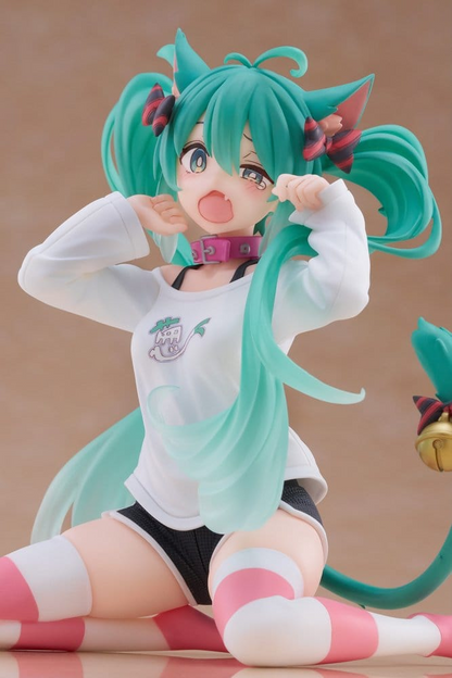 Hatsune Miku Desktop Cute Hatsune Miku Cat Ear T-Shirt Ver
