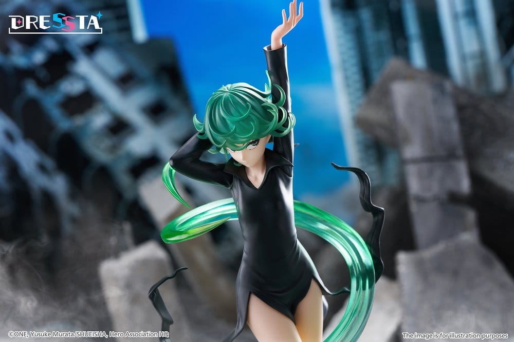 One-Punch Man Dressta Statue Tatsumaki (Terrible Tornado)