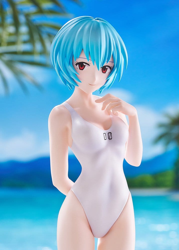 Rebuild of Evangelion POP UP PARADE L Rei Ayanami Langley Beach Queens One-Piece Style Ver