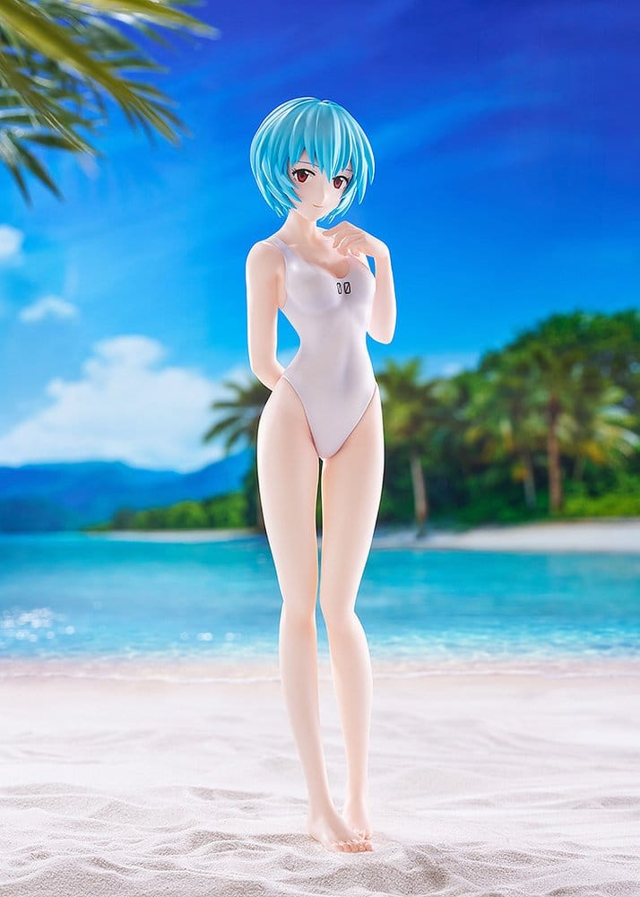 Rebuild of Evangelion POP UP PARADE L Rei Ayanami Langley Beach Queens One-Piece Style Ver