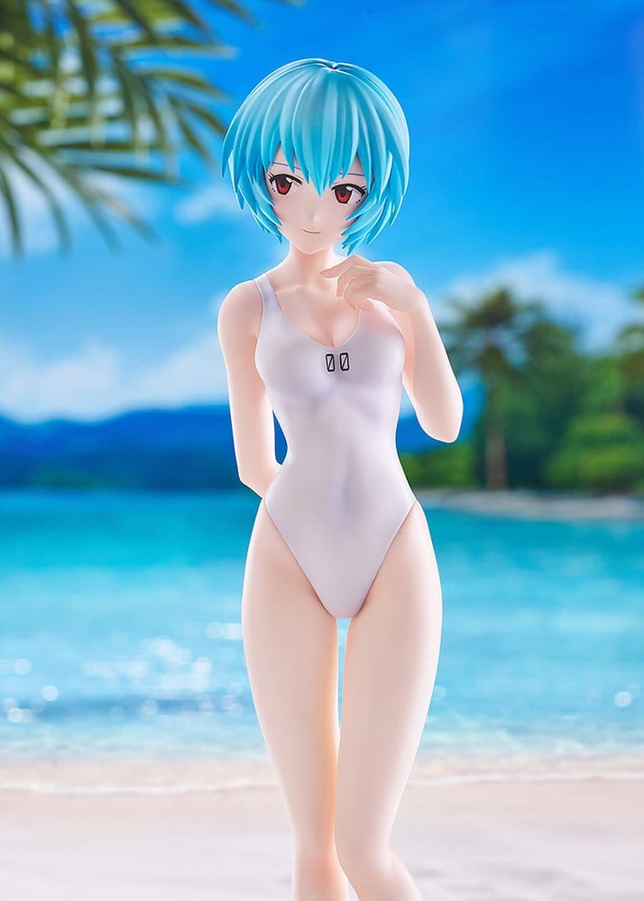 Rebuild of Evangelion POP UP PARADE L Rei Ayanami Langley Beach Queens One-Piece Style Ver