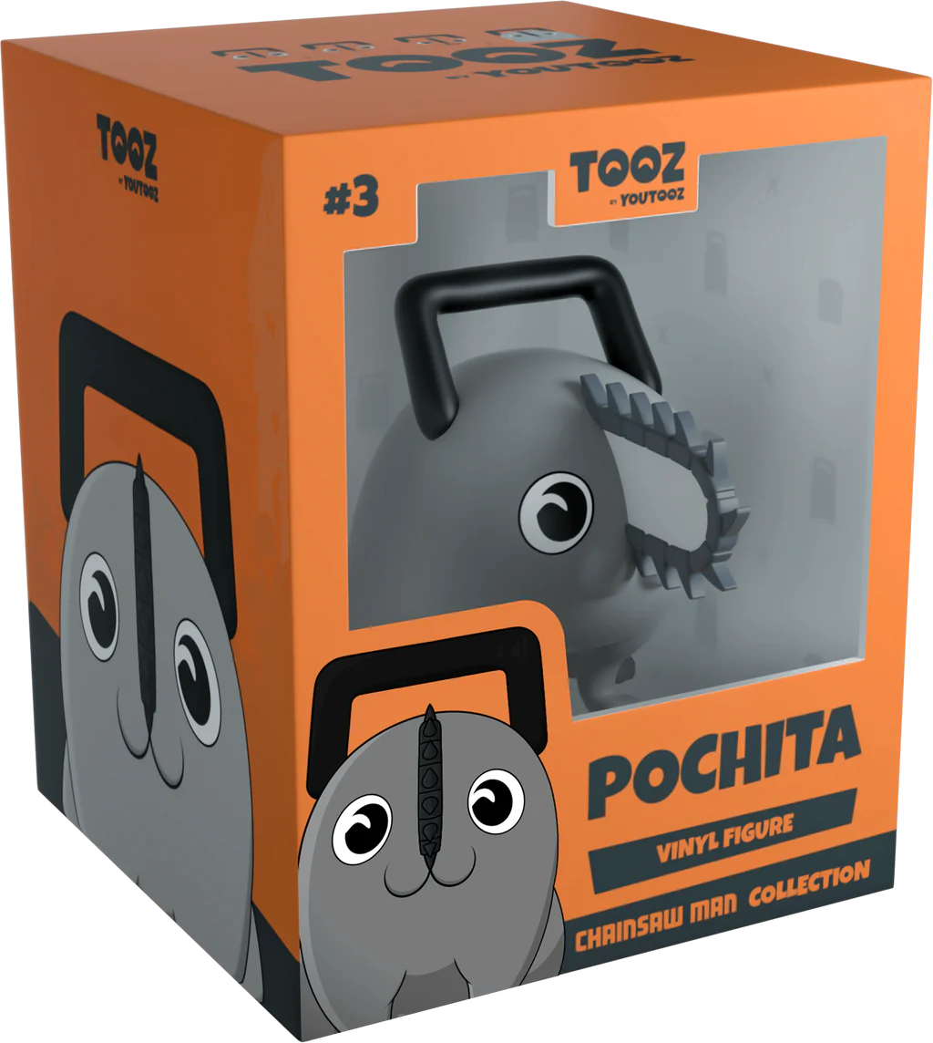 Chainsaw Man Pochita Black & White Youtooz Vinyl Figure